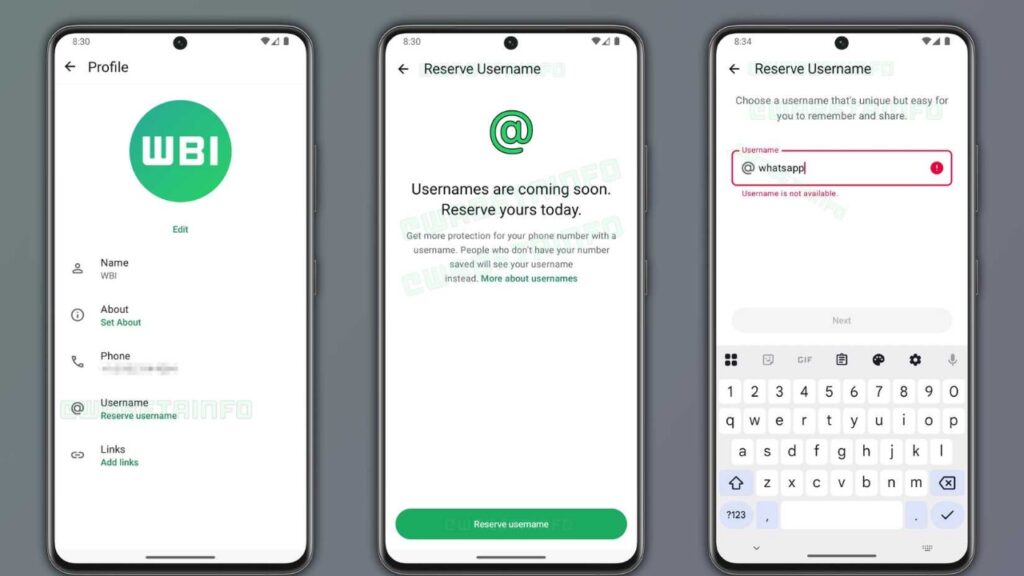 WhatsApp New Username And Other Features - Check Now