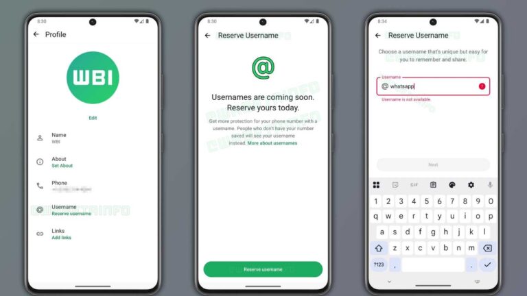 WhatsApp New Username And Other Features - Check Now